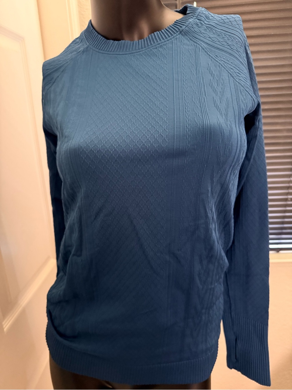lululemon athletica Slate Blue Crewneck Sweater